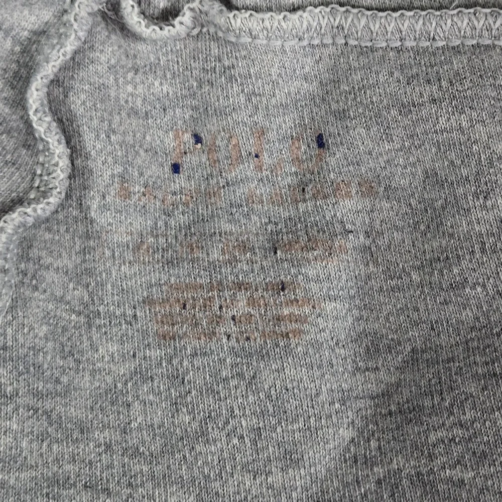 Polo‎ Ralph Lauren Men Pants L Gray Embroidered Sweatpants Jogger Zipper 25